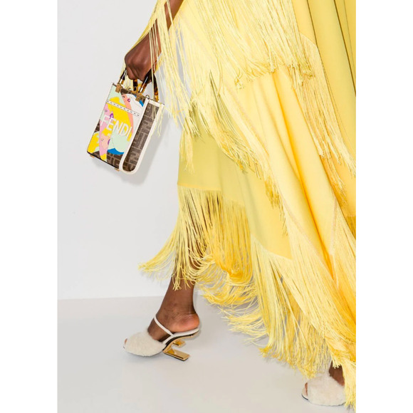 NEW FENDI MINI SUNSHINE FF SUMMER CROSSBODY TOTE BAG PURSE NWT AUTH! - Picture 4 of 16